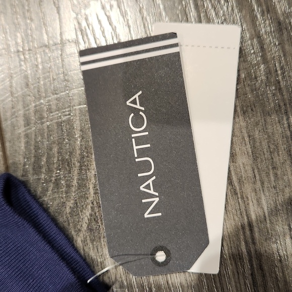 NWT Nautica Boys sz 6/9M Striped One Piece Bodysuit 100% cotton - Picture 2 of 6